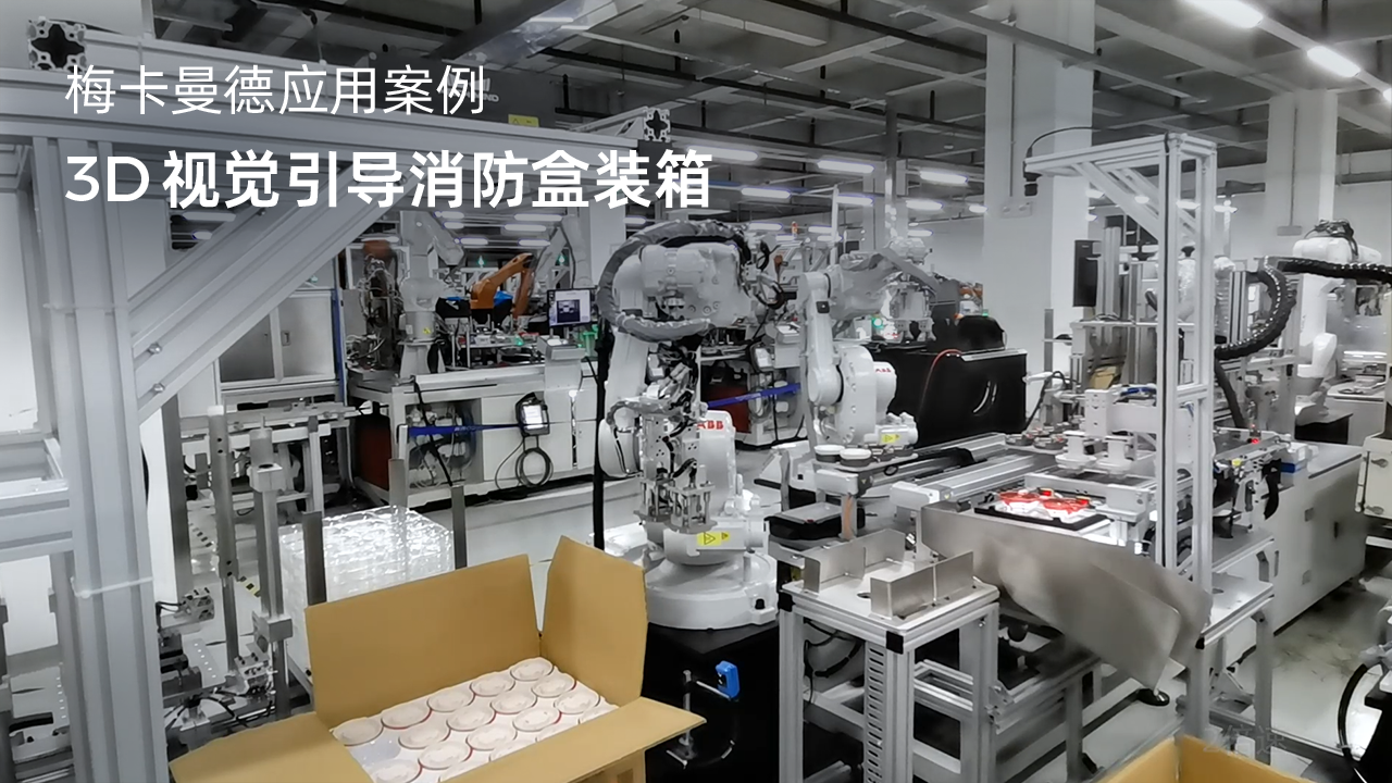 3D視覺引導消防盒裝箱