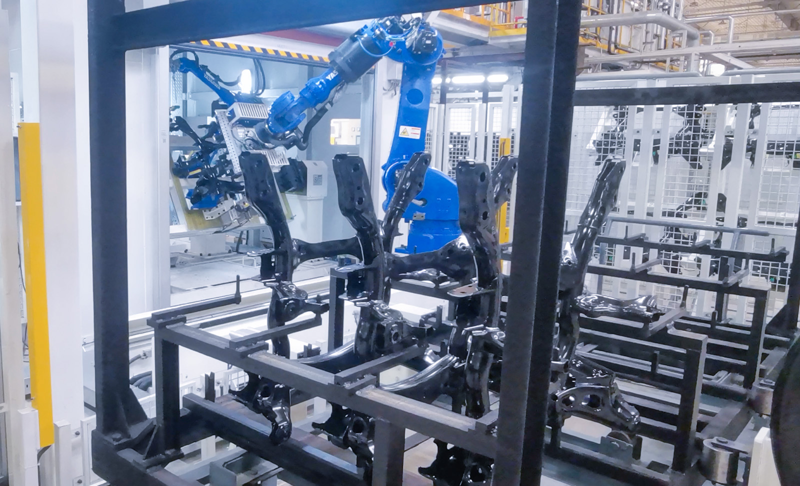 AI視覺引導副車架高精度上料 | 某大型汽車零部件廠