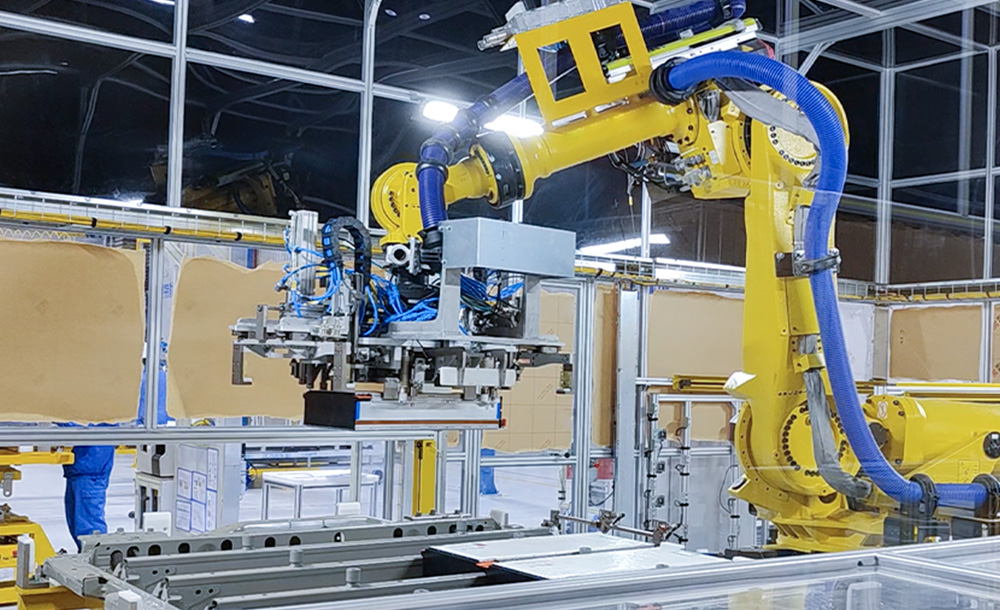 梅卡曼德“眼+腦”助力鋰電池模組柔性上下料/裝配，驅動產(chǎn)線智能化升級