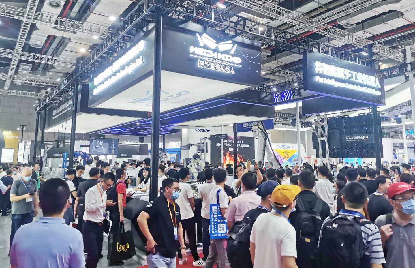 梅卡曼德工博會(huì)現(xiàn)場|3大新品、7大解決方案、10大合作展臺(tái)，奏響“智造”之聲