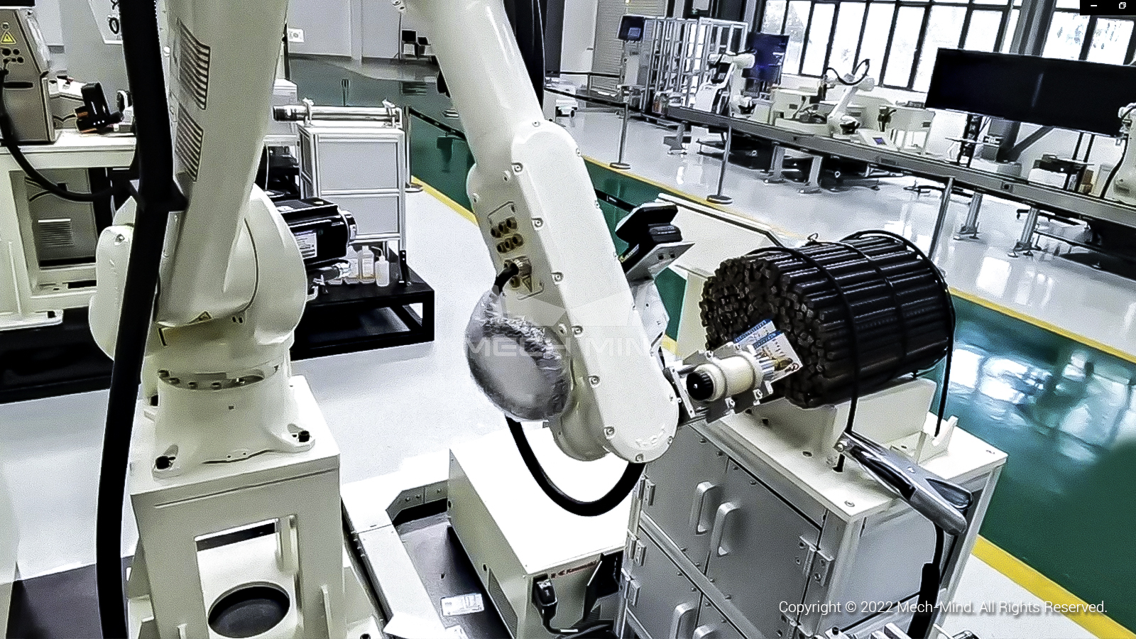 AI視覺引導捆鋼筋端面打標計數| 某大型鋼鐵制造廠